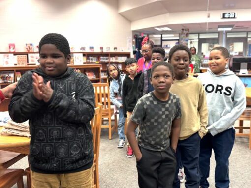 Students in line