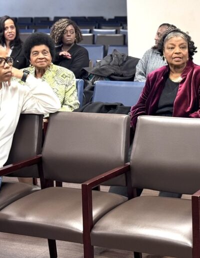 Senator Gail Davenport (middle right) and State Court Clerk Tiki Brown (back left)