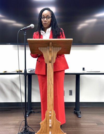 Bianja Smith speaking