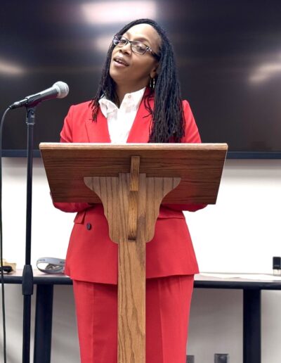 Bianja Smith speaking