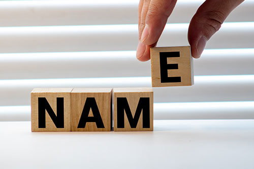 Adult Name Change