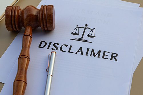 Disclaimer
