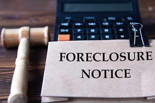 Foreclosure on personal property